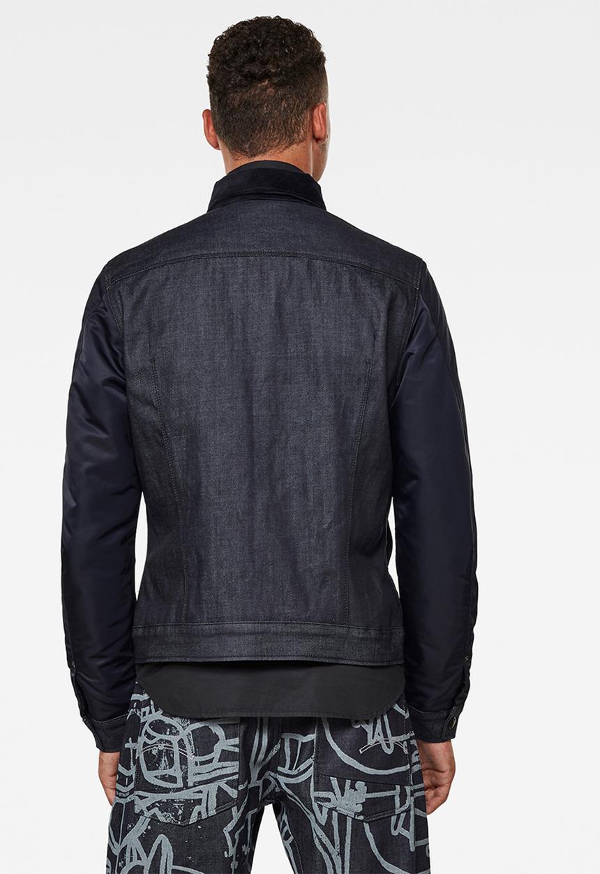 G-STAR - Arc 3d slim padded jacket - raw denim