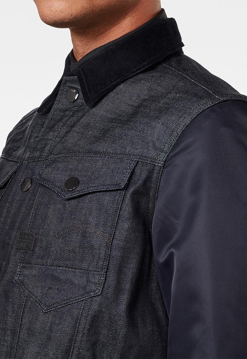 G-STAR - Arc 3d slim padded jacket - raw denim
