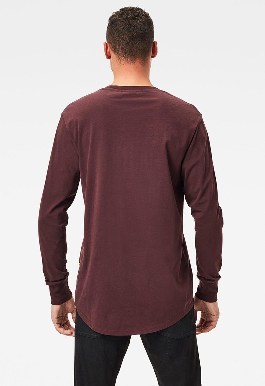 G-STAR - Lash r long sleeve tee - burgundy 