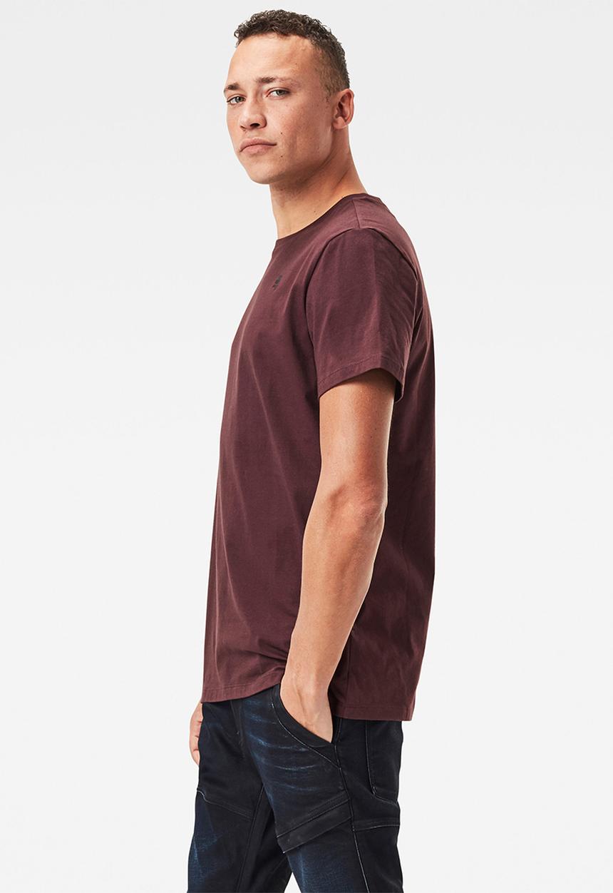 G-STAR - Base-s r short sleeve tee - burgundy 