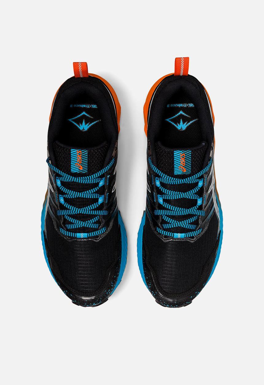 ASICS - Gel-fujitrabuco 9 - black/white/orange