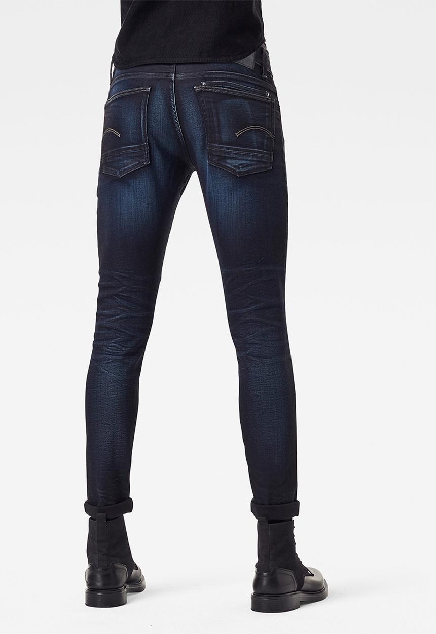 G-STAR - Lancet skinny-slander r superstretch - navy 