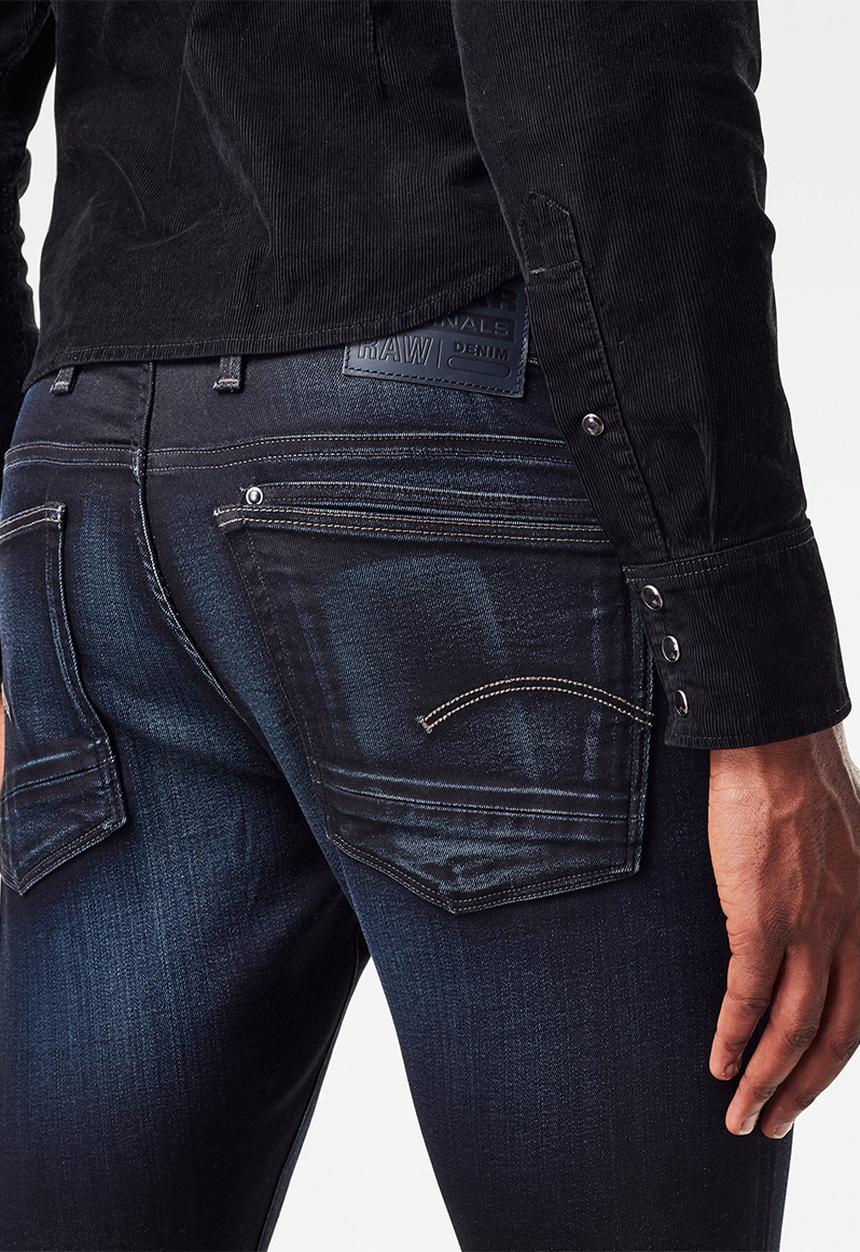 G-STAR - Lancet skinny-slander r superstretch - navy 