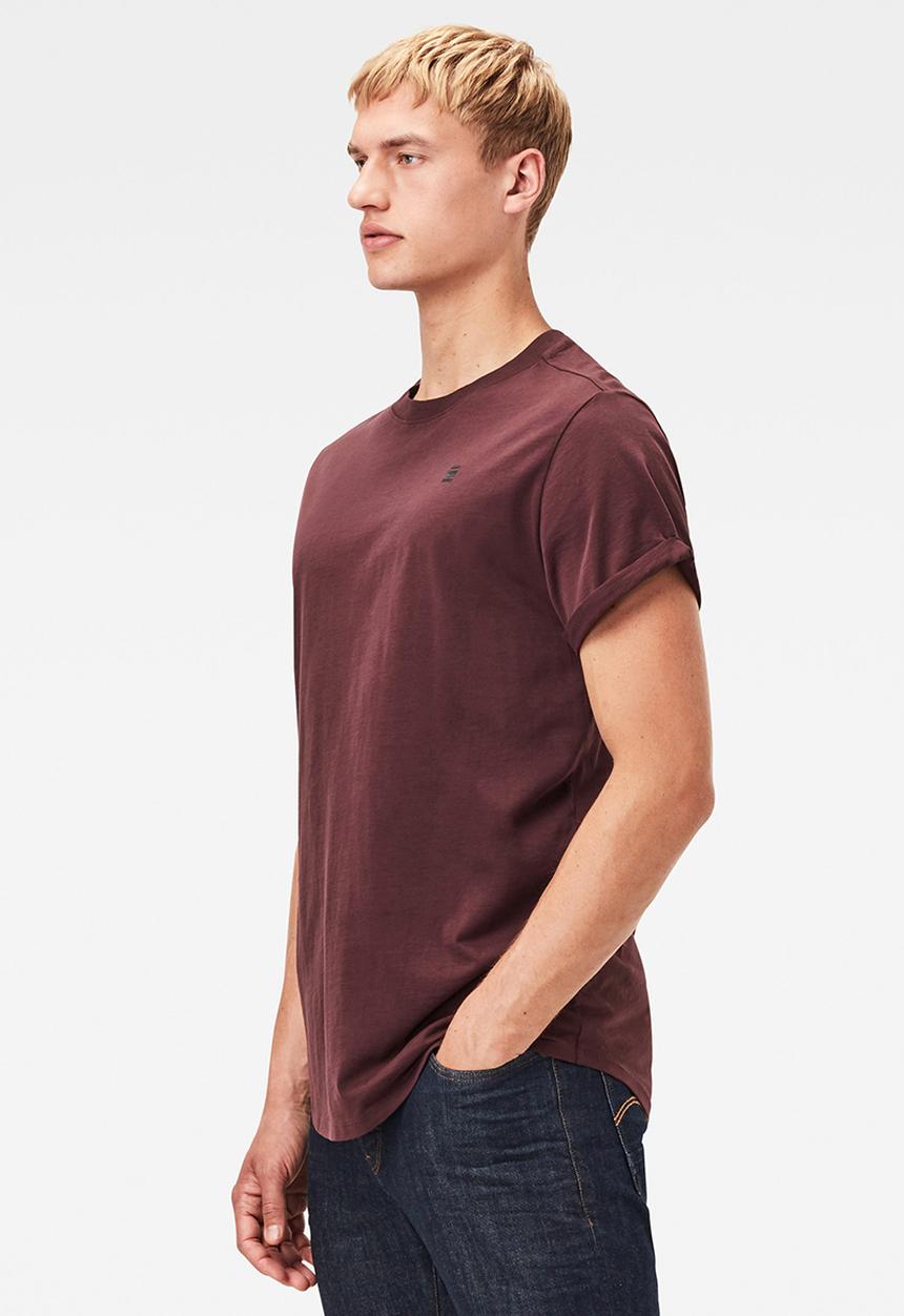 G-STAR - Lash r short sleeve tee - burgundy