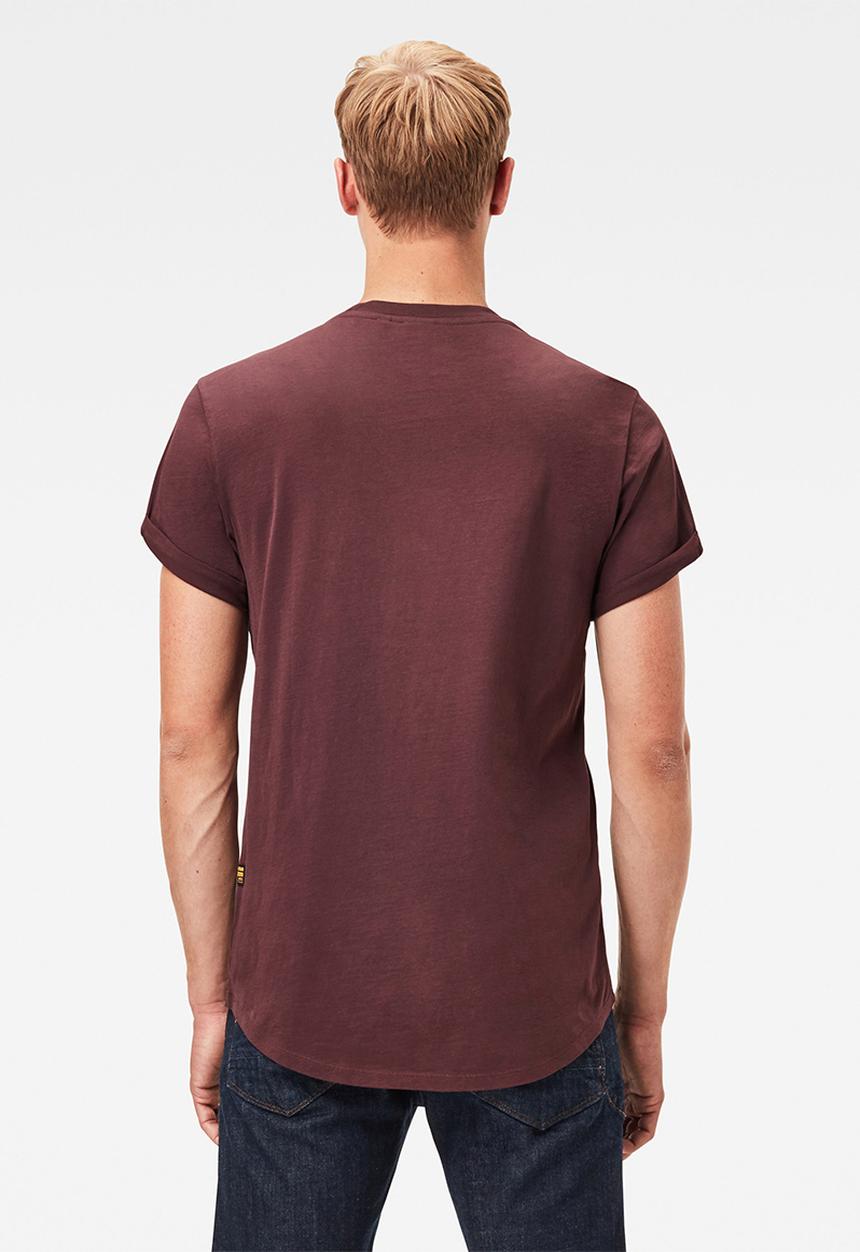 G-STAR - Lash r short sleeve tee - burgundy