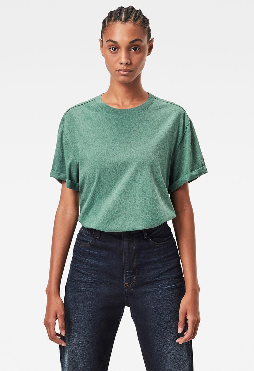 G-STAR - Lash fem loose short sleeve - cosmo green