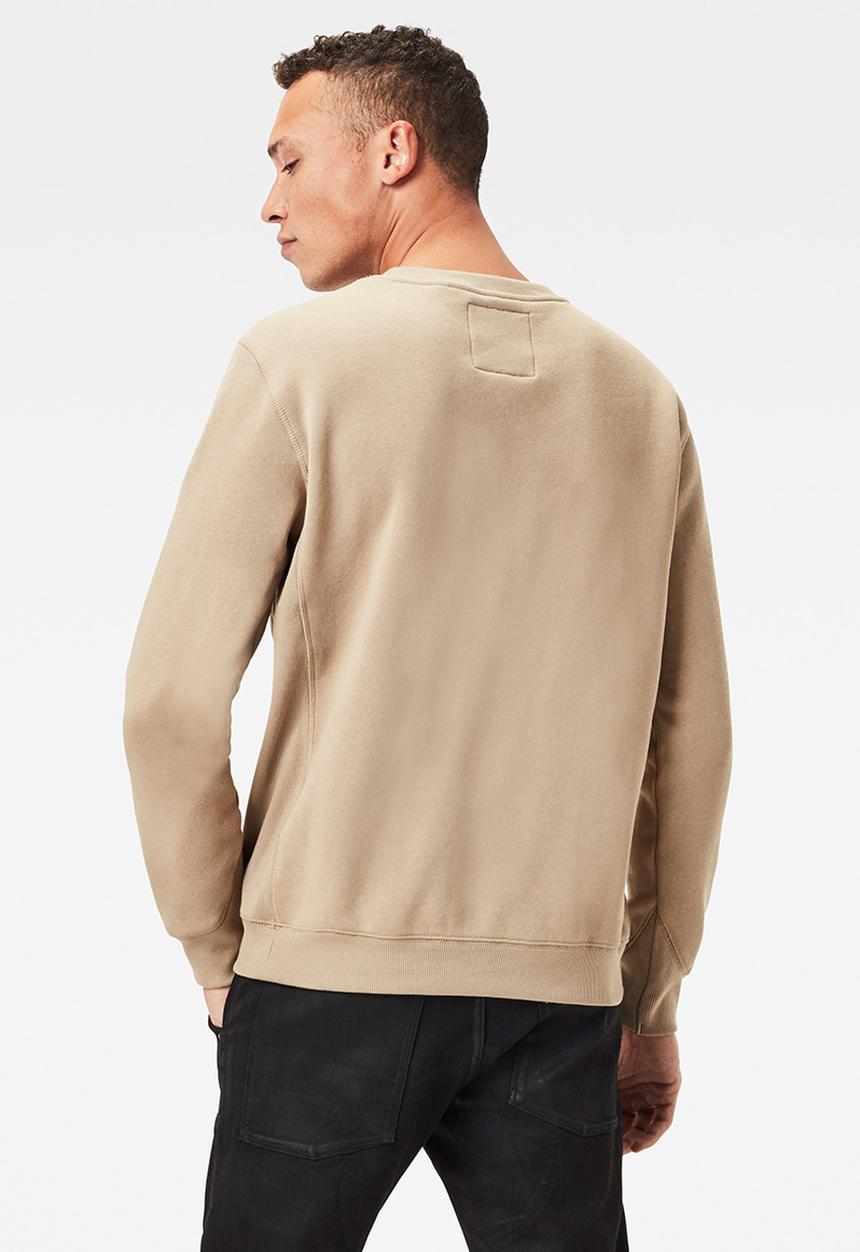 G-STAR - Premium core r long sleeve sweat - stone