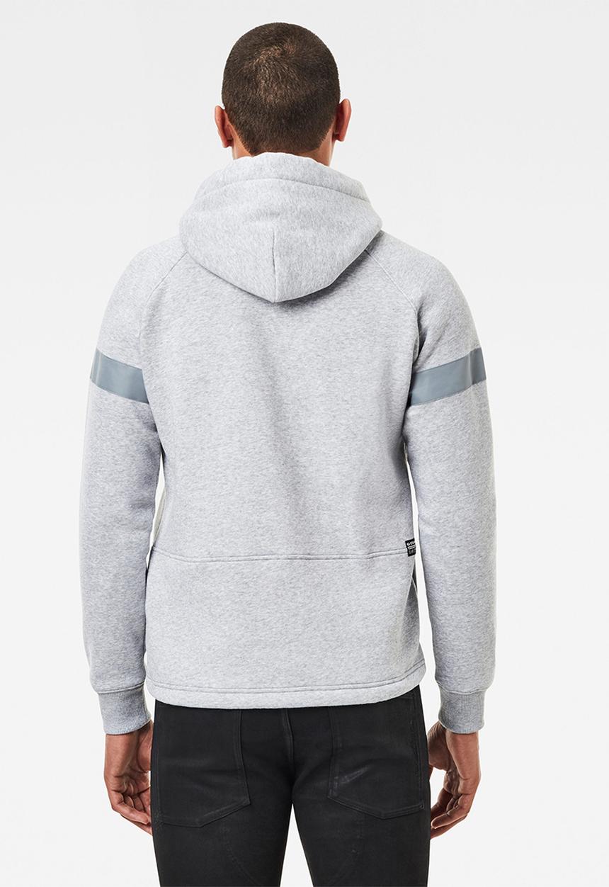 G-STAR - Prisoner mix hdd long sleeve sweat - grey