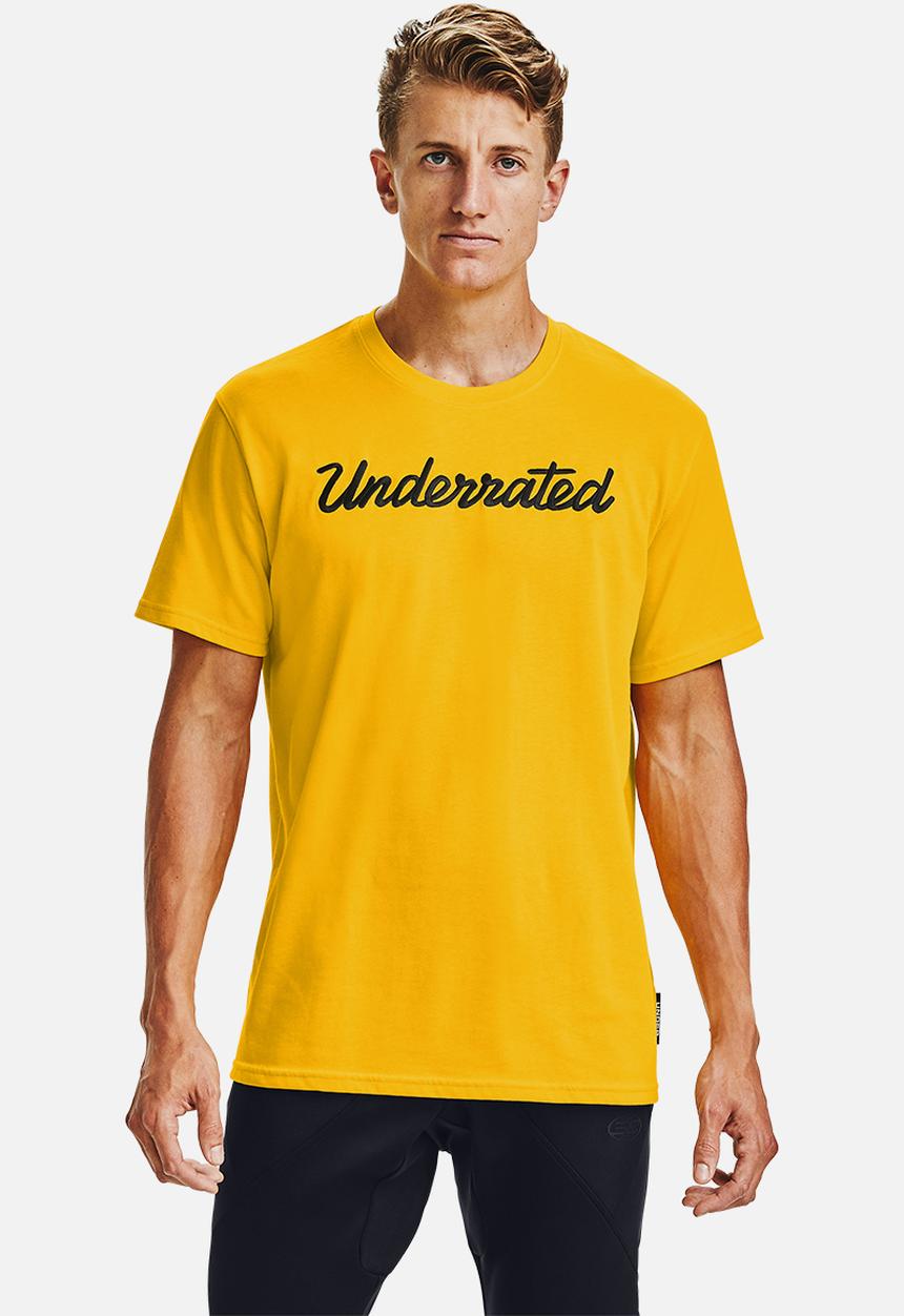 Under Armour - Curry embroidered tee - yellow