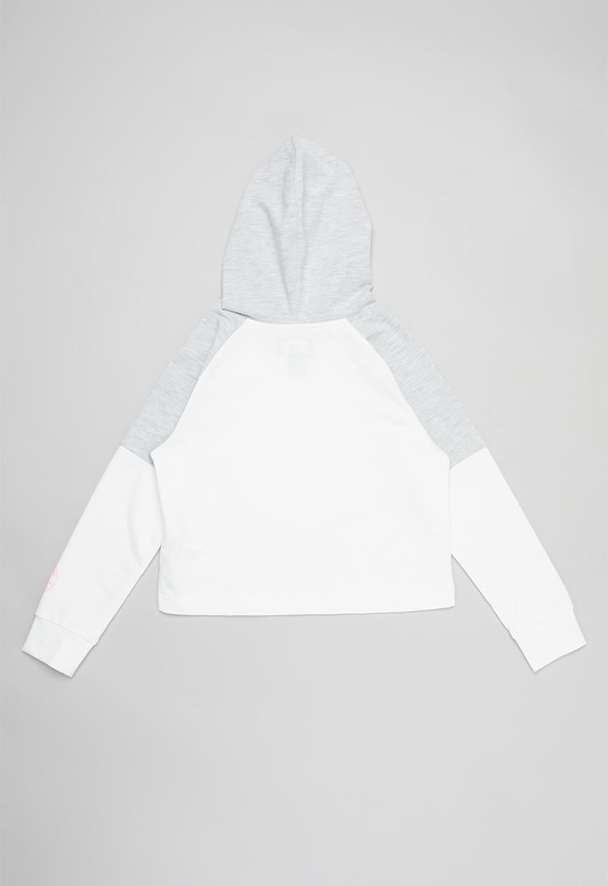 Converse - Cnvg blocked heather hoodie - lunar rock heather