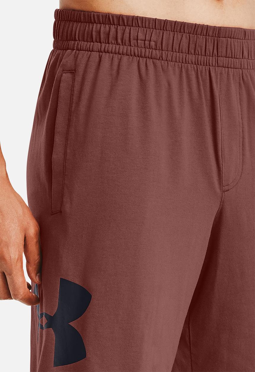 Under Armour - Ua sportstyle cotton graphic shorts - cinna red