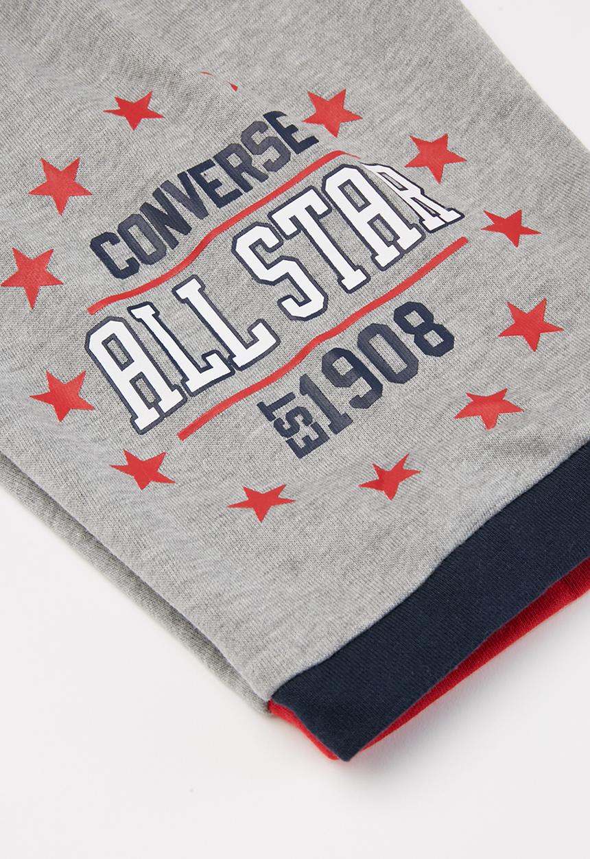 Converse - Colorblock all star short - dk grey heather