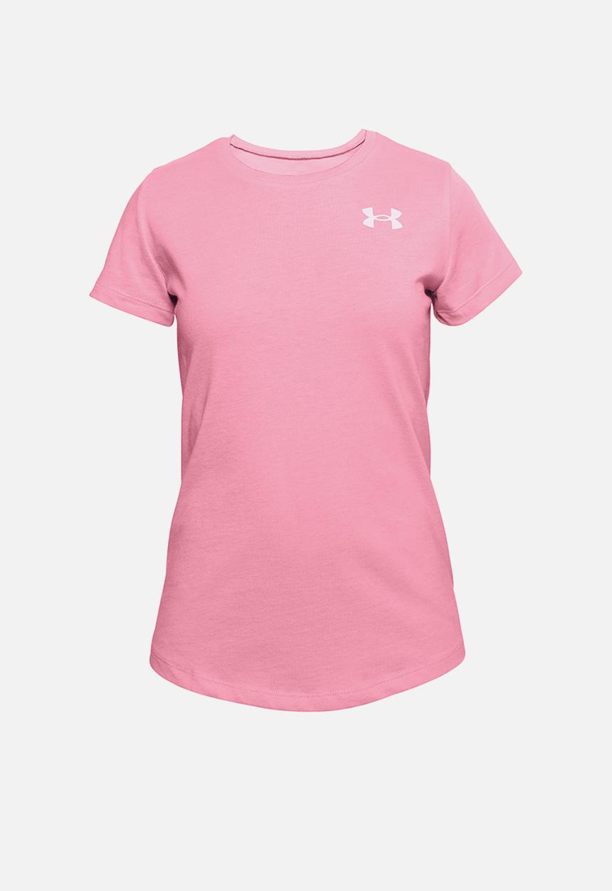 Under Armour - Live ss crew - pink future white
