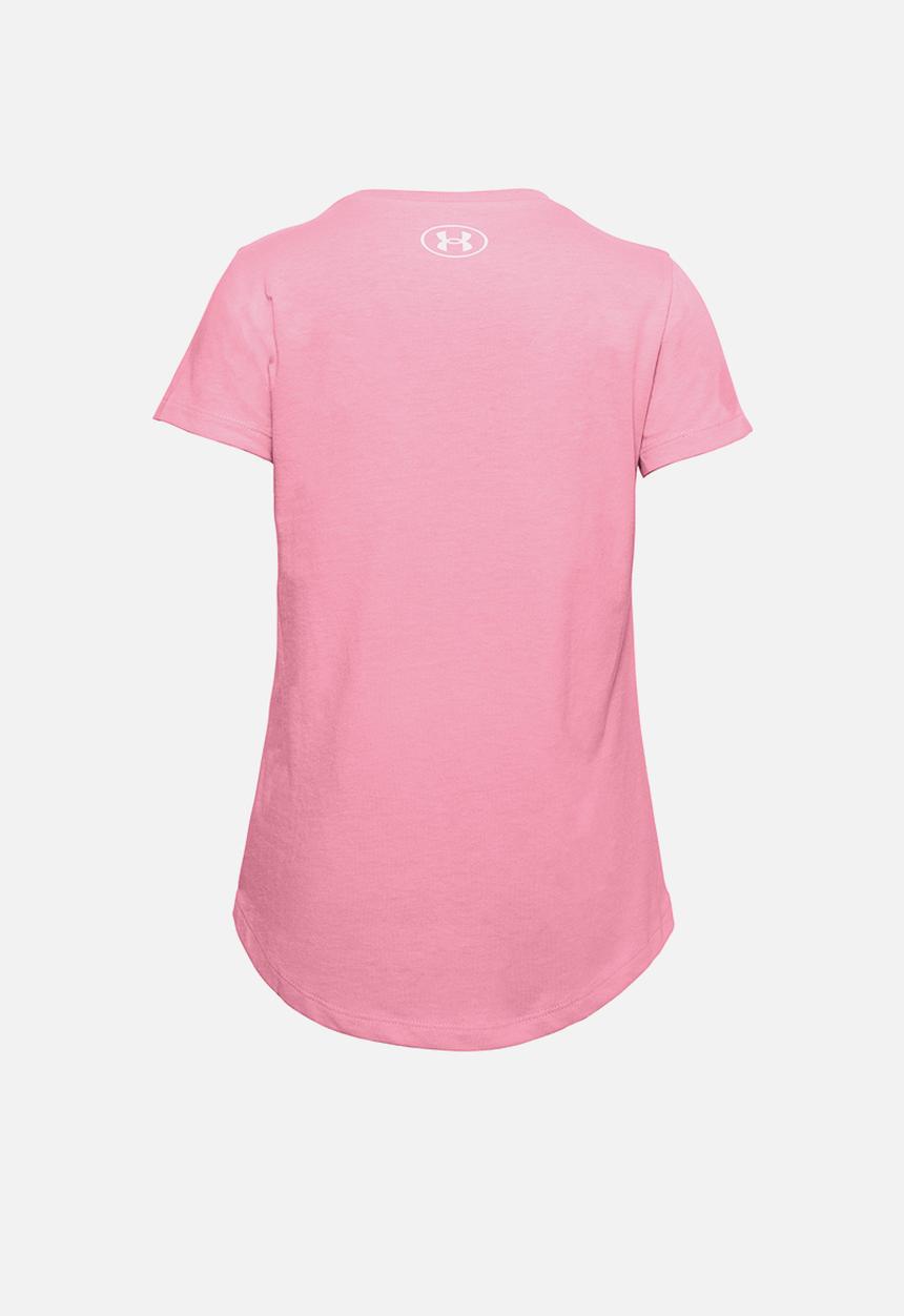 Under Armour - Live ss crew - pink future white
