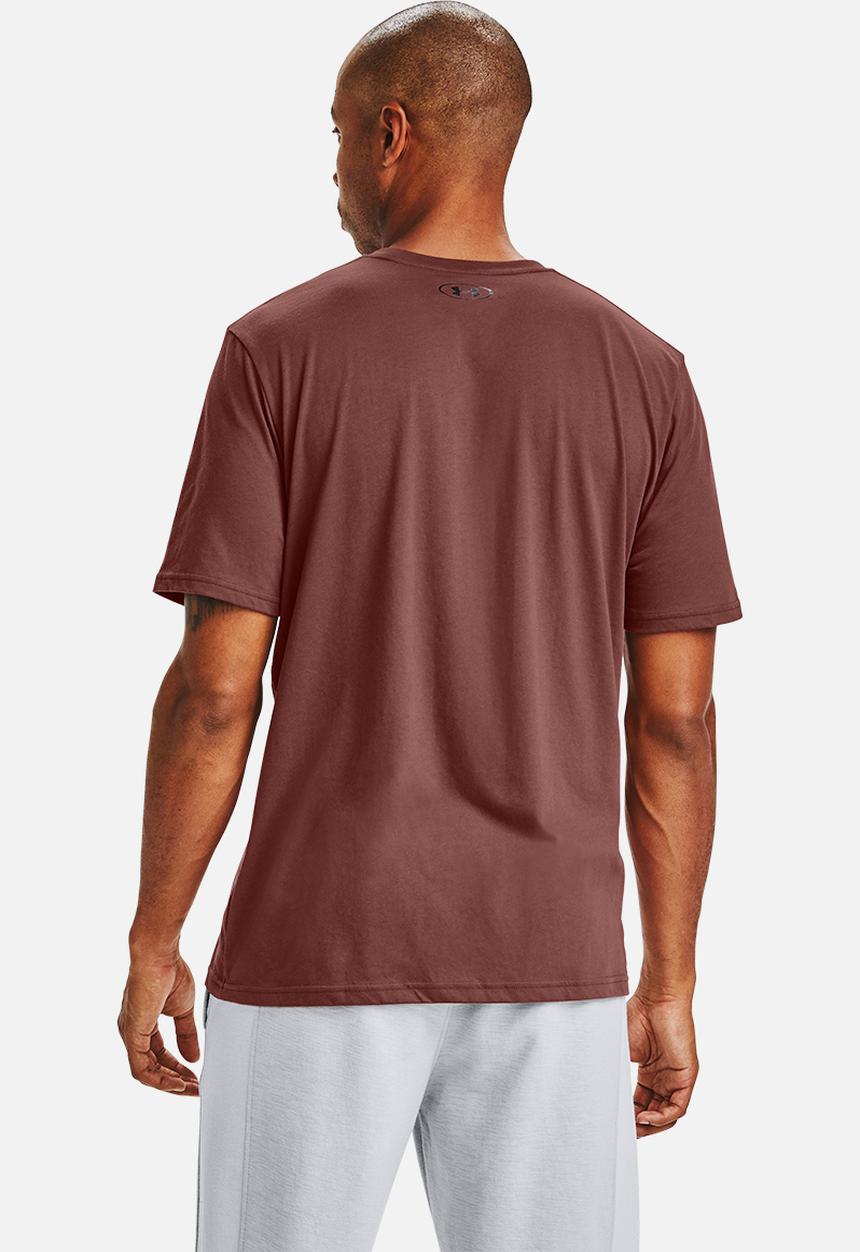 Under Armour - Ua sportstyle logo tee -  cinna red