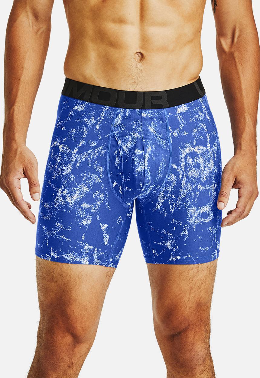 Under Armour - Ua tech 6in novelty 2 pack boxers - blue