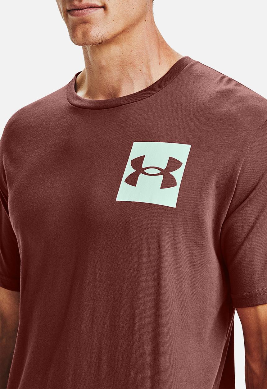 Under Armour - Ua box logo tee - cinna red