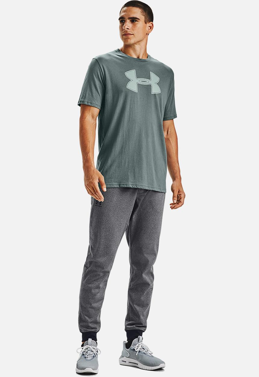Under Armour - Ua big logo tee - lichen blue