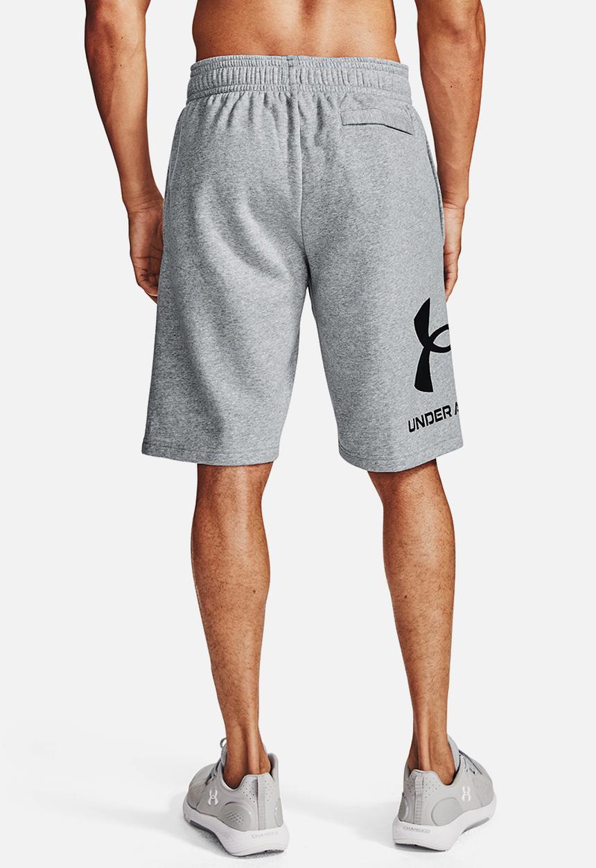 Under Armour - Ua rival fleece big logo shorts - grey