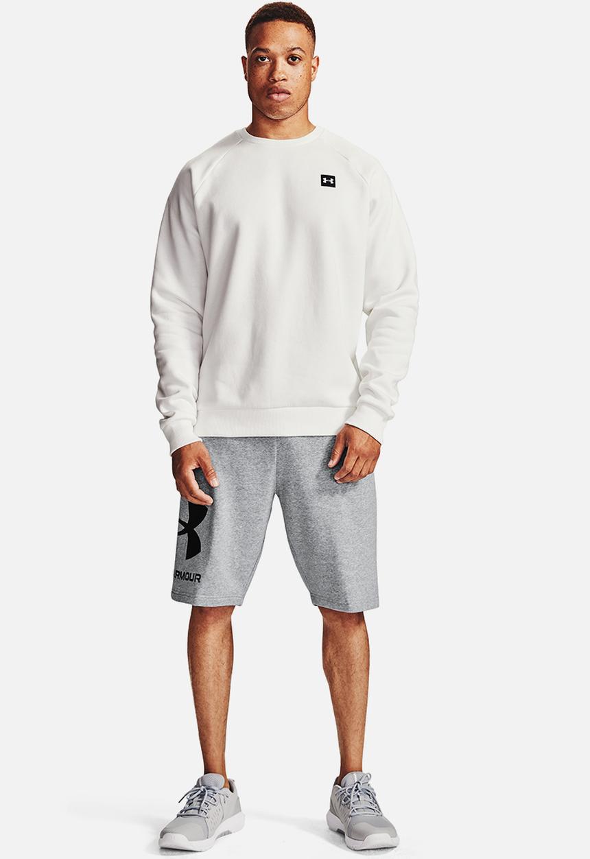 Under Armour - Ua rival fleece big logo shorts - grey