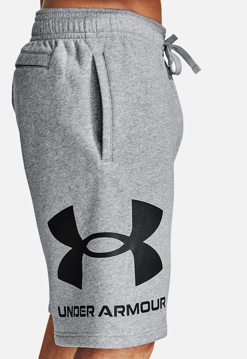 Under Armour - Ua rival fleece big logo shorts - grey