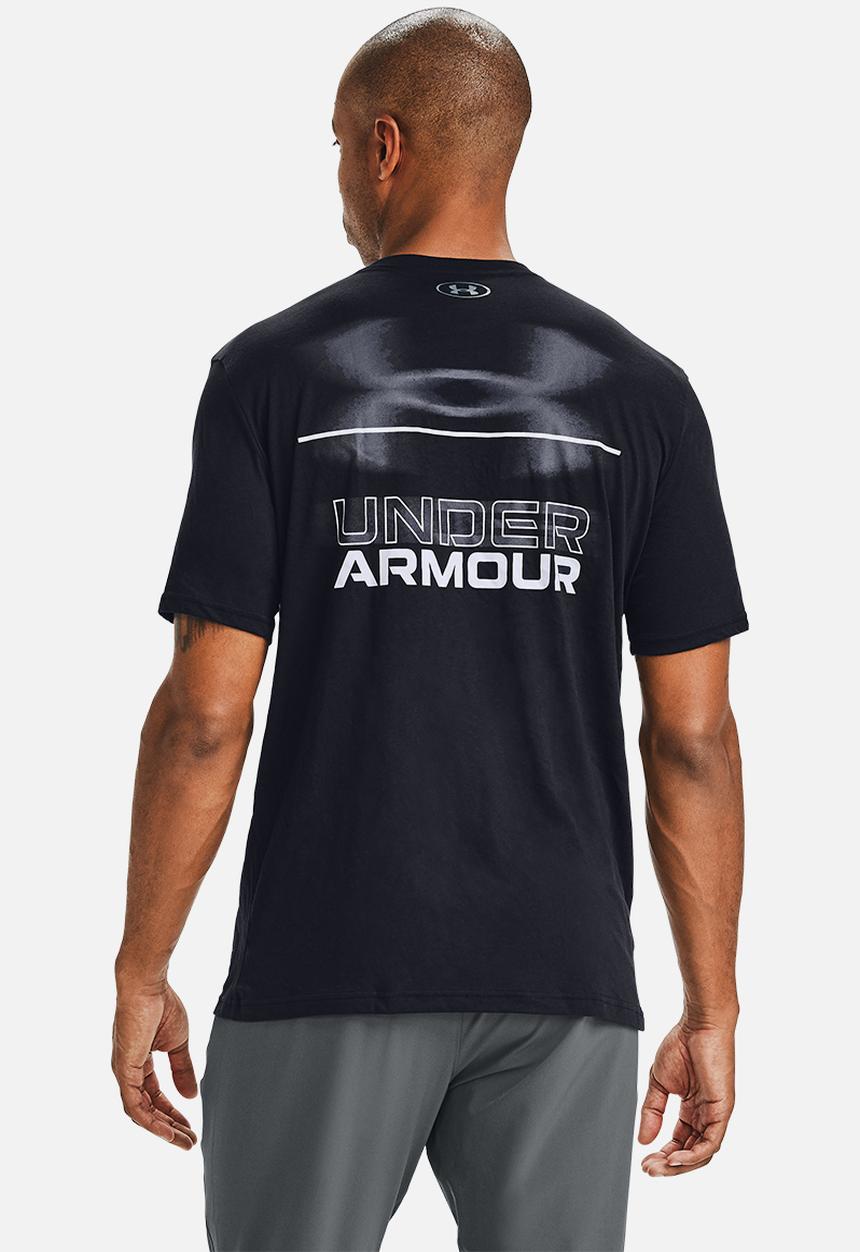 Under Armour - Ua blurry logo wordmark tee - black