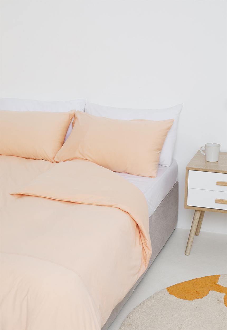 T-shirt Bed Co. - T-shirt cotton duvet cover set - rosewater