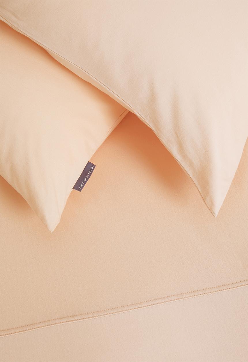 T-shirt Bed Co. - T-shirt cotton duvet cover set - rosewater
