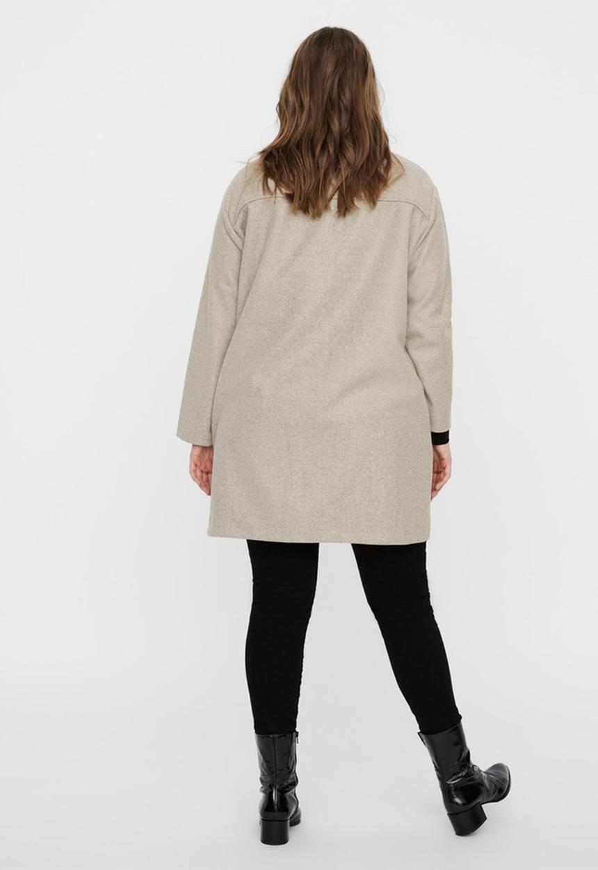 Vero Moda - Curve bonusray 3/4 jacket - silver mink