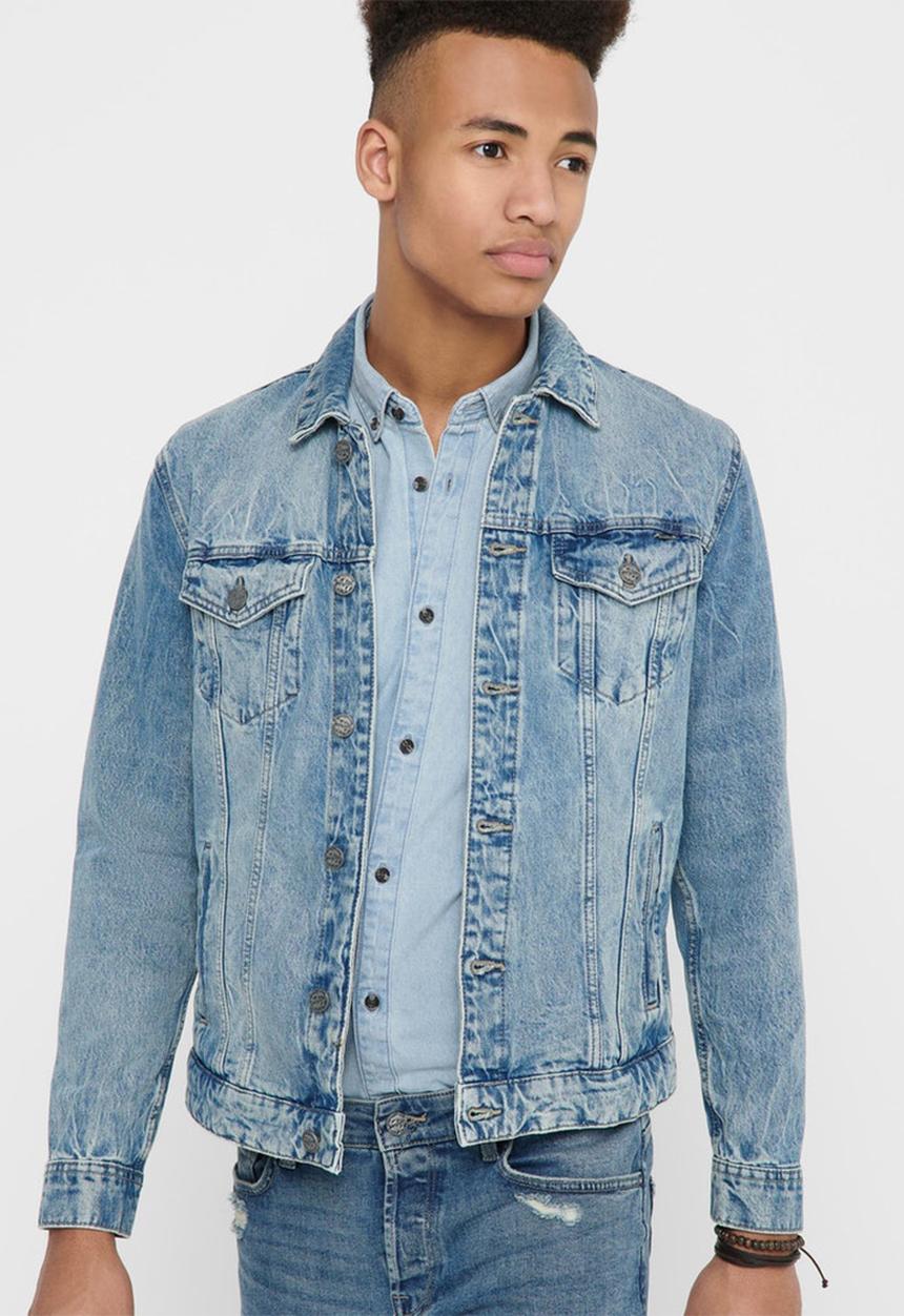 Only & Sons - Coin life trucker - blue