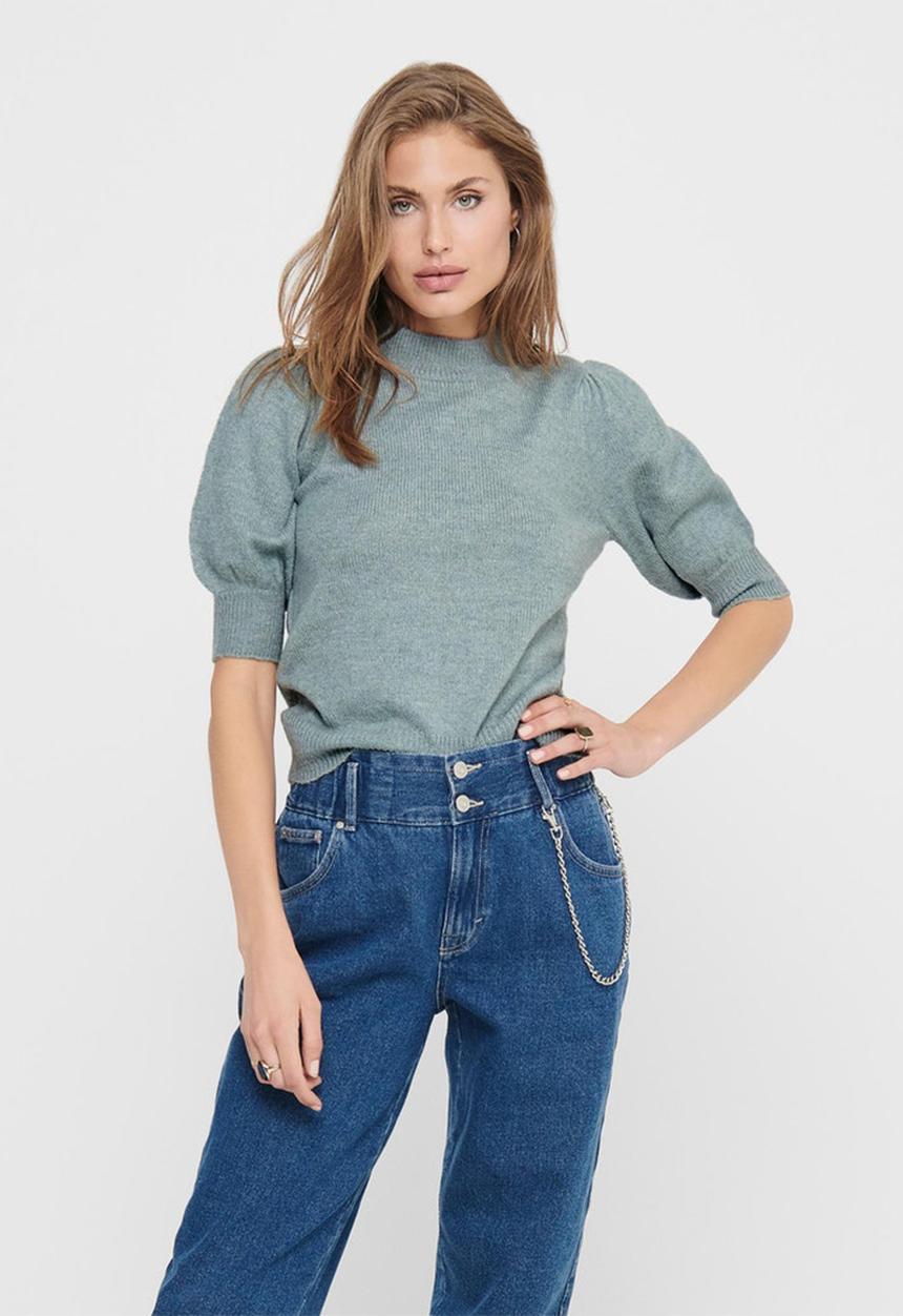 Jacqueline de Yong - Rue 2/4 pullover knit - blue