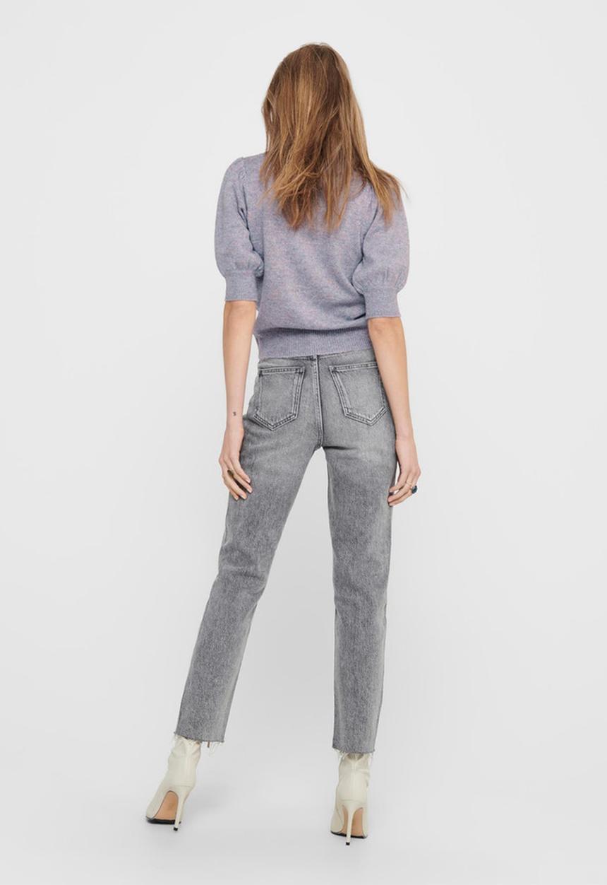 Jacqueline de Yong - Rue 2/4 pullover knit - lavender gray