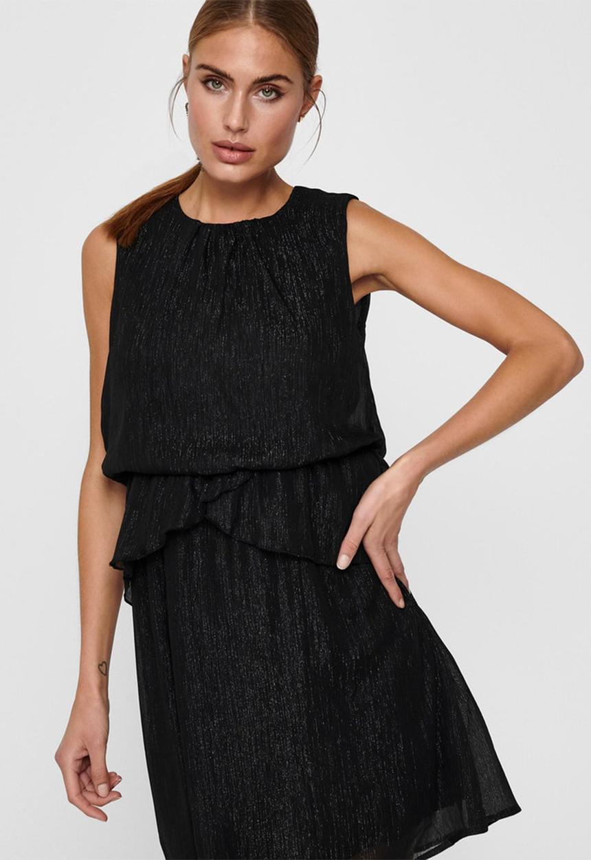 Jacqueline de Yong - Glam sleeveless dress - black