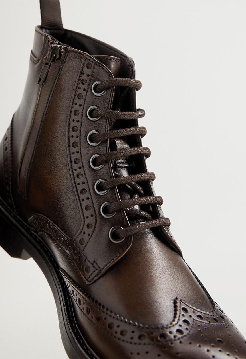 MANGO - Ankle boots botinlig - brown