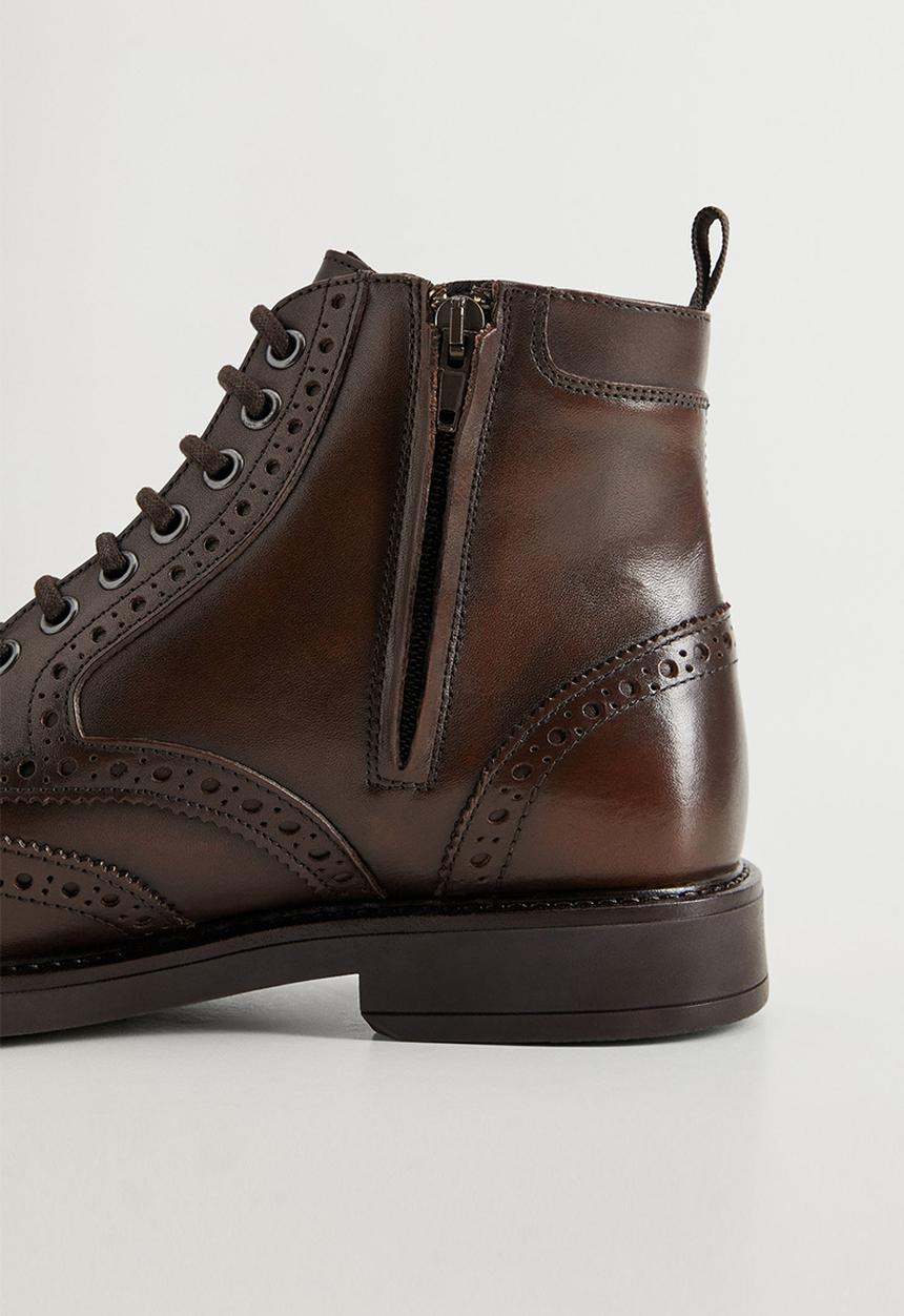 MANGO - Ankle boots botinlig - brown