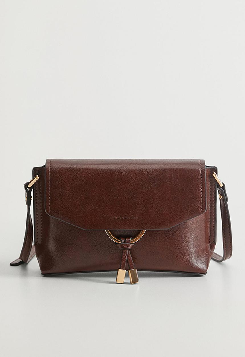 MANGO - Bag frida - dark brown