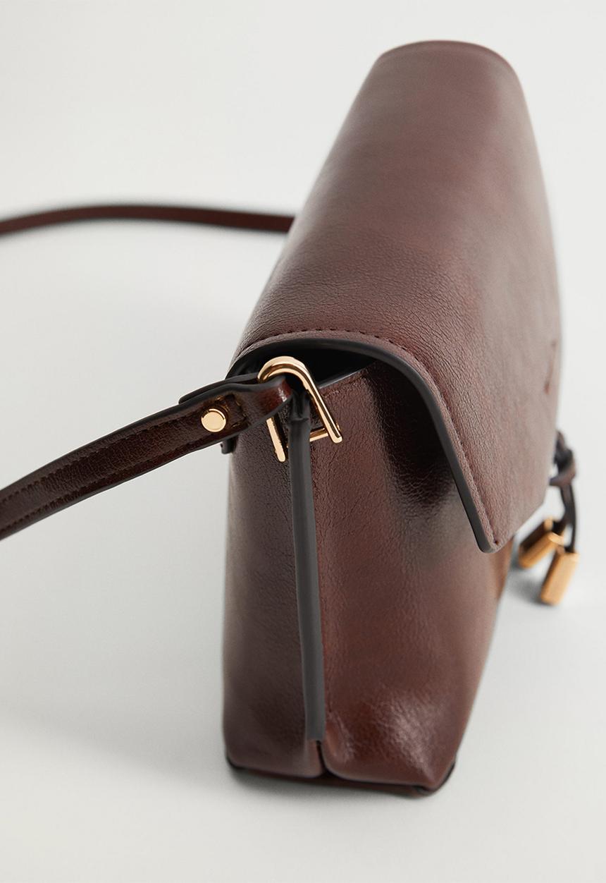 MANGO - Bag frida - dark brown