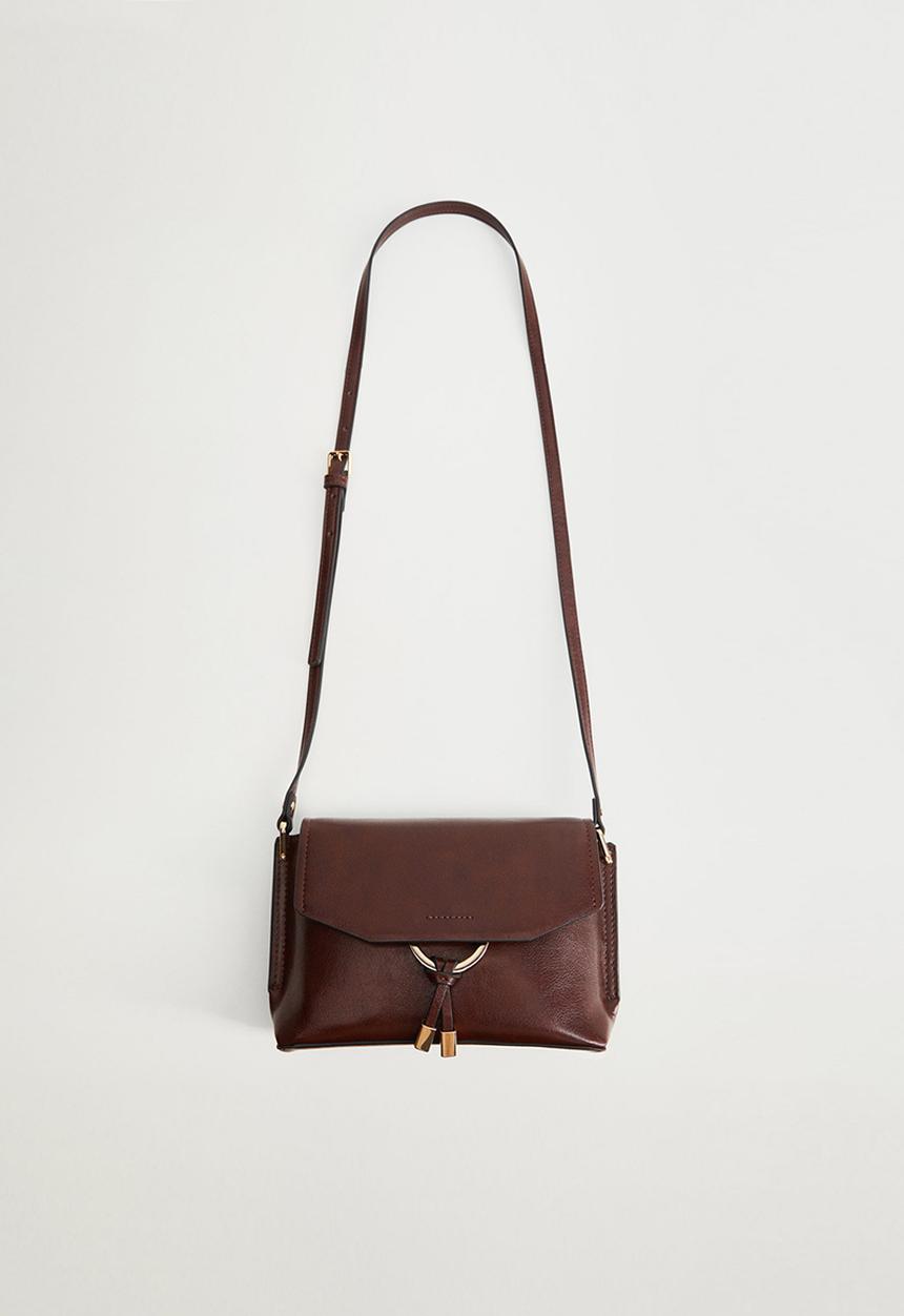 MANGO - Bag frida - dark brown