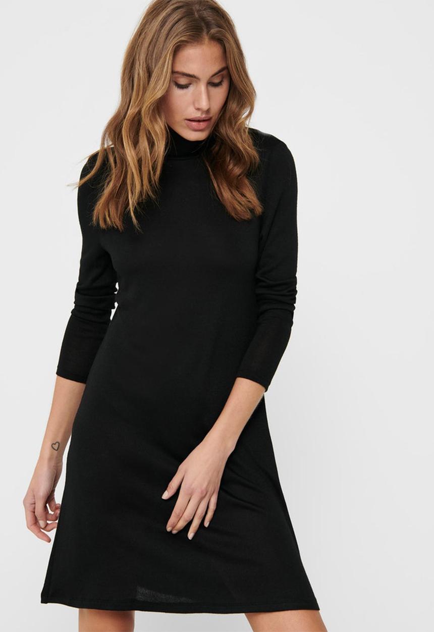 Jacqueline de Yong - Giala turtleneck dress - black