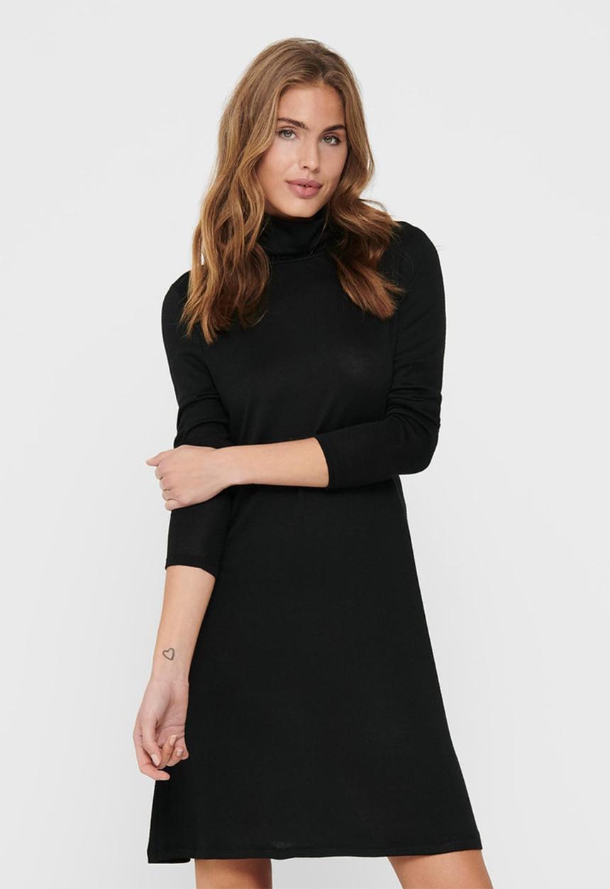 Jacqueline de Yong - Giala turtleneck dress - black