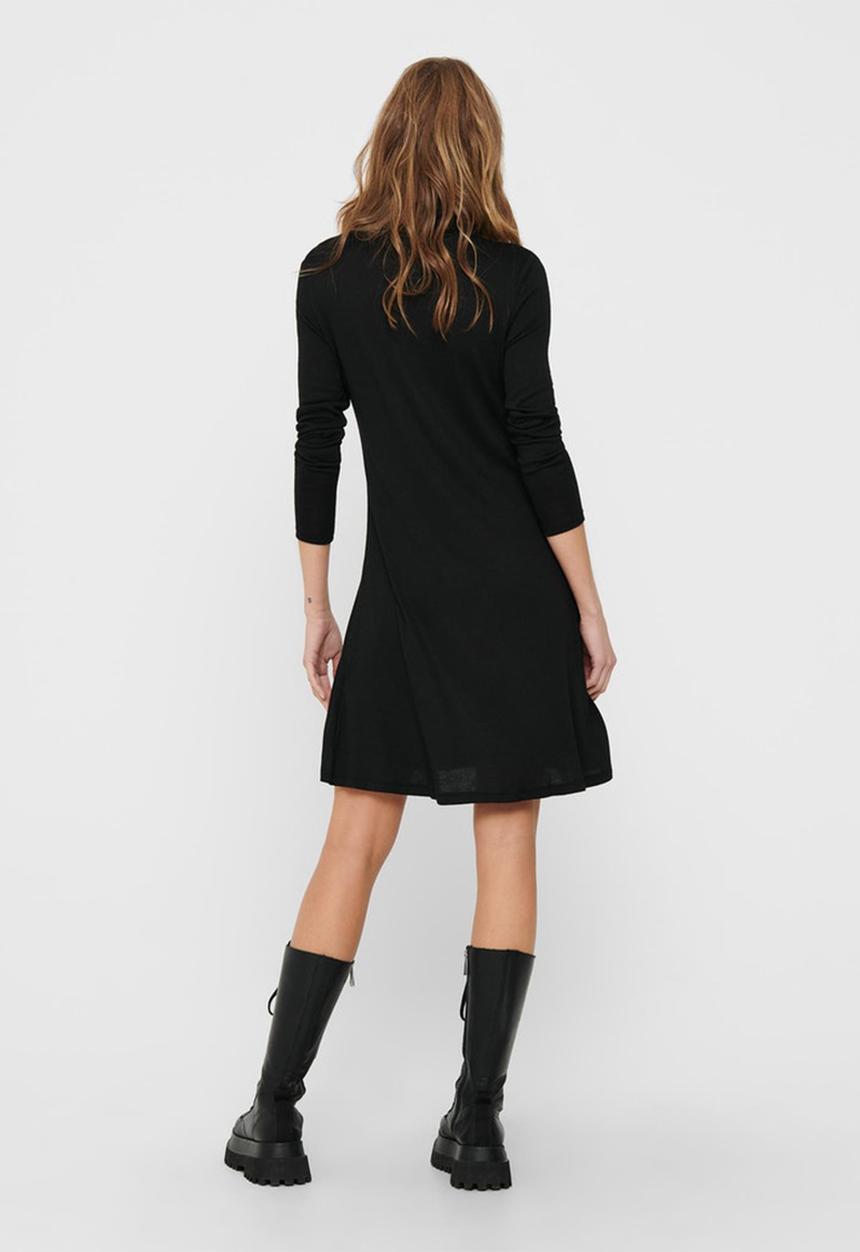 Jacqueline de Yong - Giala turtleneck dress - black