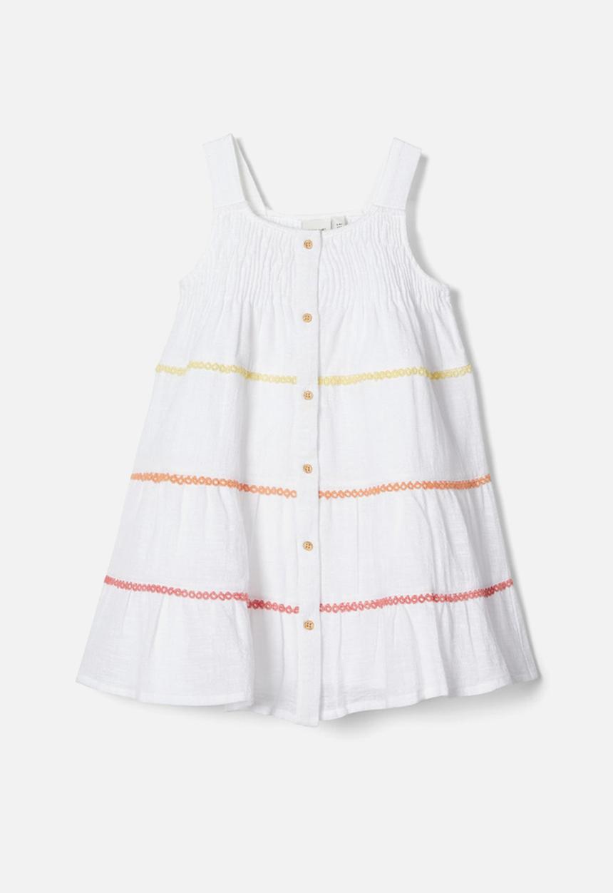 Name It - Janine strap dress - white