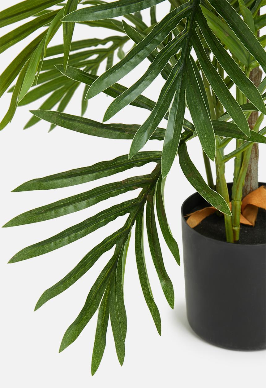 Silk By Design - Areca palm tree in pot - green 
