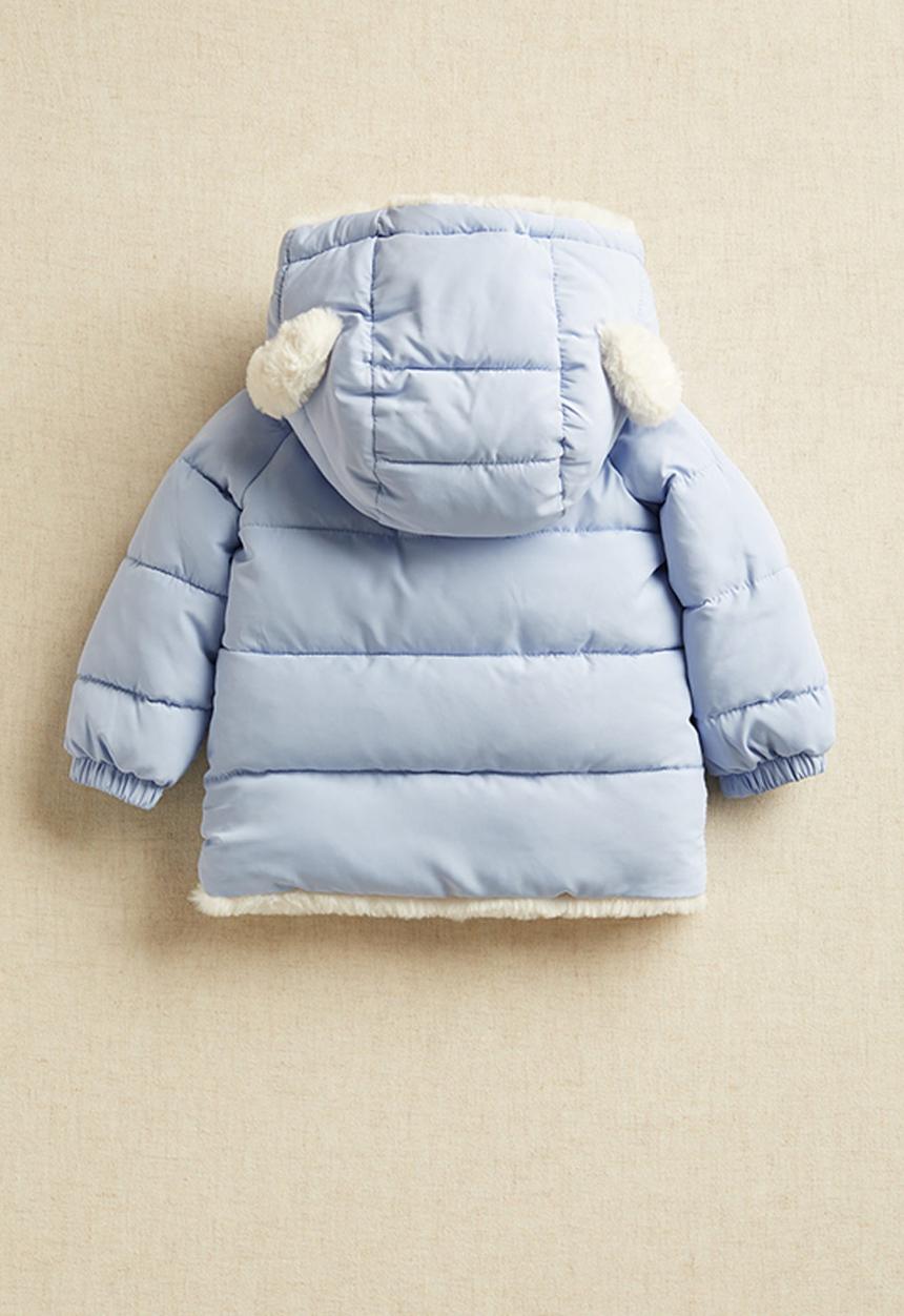 MANGO - Teddy anorak -  blue