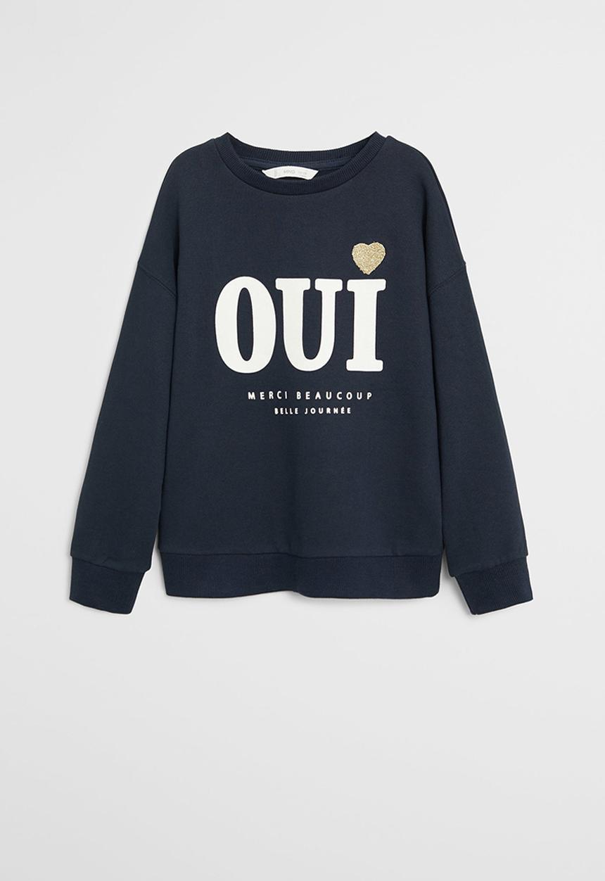 MANGO - Dubliny sweatshirt - navy