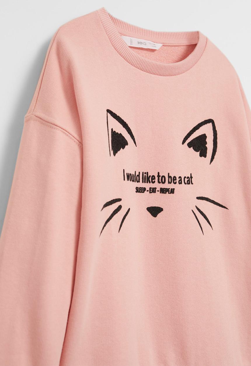 MANGO - Dubliny sweatshirt - pink