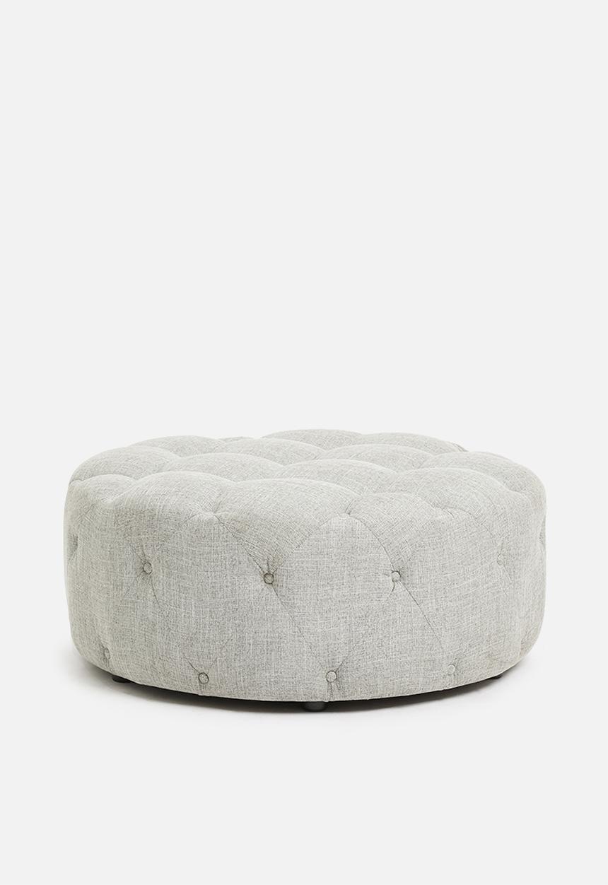 Sixth Floor - Molesy ottoman - grey