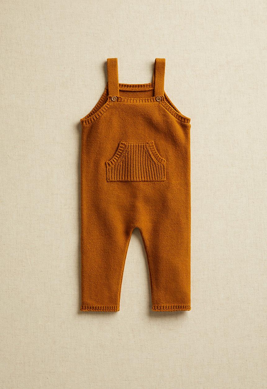 MANGO - Lucky suit romper - brown