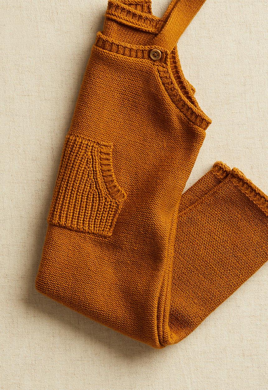 MANGO - Lucky suit romper - brown