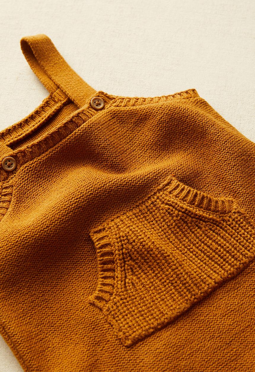 MANGO - Lucky suit romper - brown